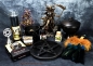 Preview: Hexenshop Dark Phönix Ritualglocke silberfarben mit großem Pentagramm